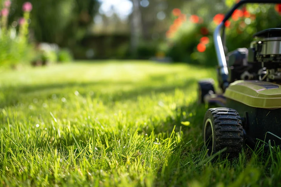 self propelled push lawn mowers